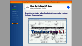 What Transistoramp.de website looked like in 2019 (4 years ago)