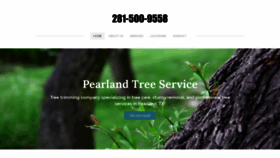 What Treecarepearland.com website looked like in 2019 (4 years ago)