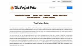 What Theperfectpatio.com website looked like in 2019 (4 years ago)