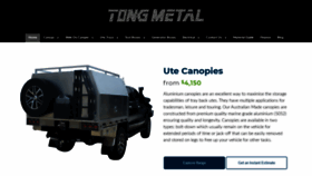 What Tongmetal.com.au website looked like in 2019 (4 years ago)