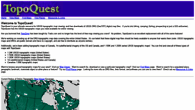 What Topoquest.com website looked like in 2019 (4 years ago)