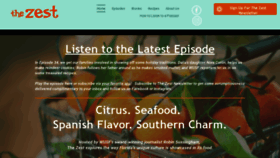 What Thezestpodcast.com website looked like in 2019 (4 years ago)