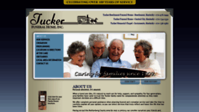 What Tuckerfuneralhomes.com website looked like in 2019 (4 years ago)