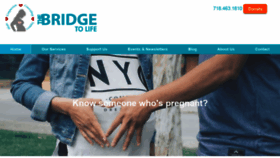 What Thebridgetolife.org website looked like in 2019 (4 years ago)