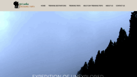 What Trekkingtripsinsrilanka.com website looked like in 2019 (4 years ago)