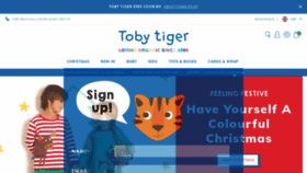 What Tobytiger.co.uk website looked like in 2019 (4 years ago)