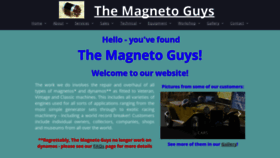 What Themagnetoguys.co.uk website looked like in 2019 (4 years ago)