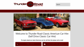 What Thunderroadclassics.com website looked like in 2019 (4 years ago)
