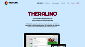 What Theralino.de website looked like in 2019 (4 years ago)