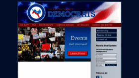 What Thurstondemocrats.org website looked like in 2019 (4 years ago)