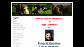 What Tierarzt-hage.de website looked like in 2019 (4 years ago)