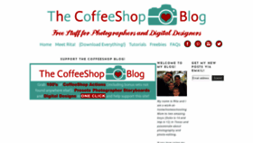 What Thecoffeeshopblog.com website looked like in 2019 (4 years ago)