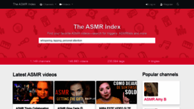 What Theasmrindex.com website looked like in 2019 (4 years ago)