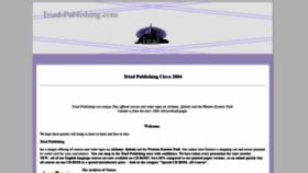 What Triad-publishing.com website looked like in 2019 (4 years ago)