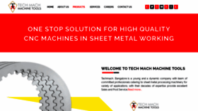 What Techmach.in website looked like in 2019 (4 years ago)