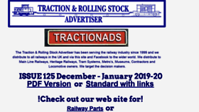 What Tractionads.co.uk website looked like in 2019 (4 years ago)