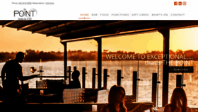 What Thepointbarandgrill.com.au website looked like in 2019 (4 years ago)