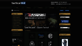 What Tactical-kit.co.uk website looked like in 2019 (4 years ago)