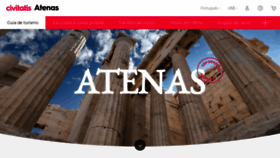 What Tudosobreatenas.com website looked like in 2019 (4 years ago)
