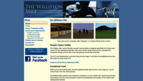 What Thewillistonmile.com website looked like in 2019 (4 years ago)