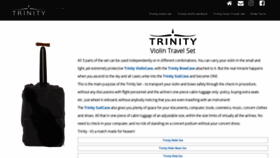 What Trinitycase.com website looked like in 2019 (4 years ago)