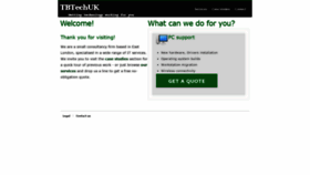 What Tbtech.co.uk website looked like in 2019 (4 years ago)