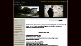 What Templeisraelspringfield.org website looked like in 2019 (4 years ago)