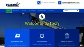What Techstaruae.com website looked like in 2019 (4 years ago)