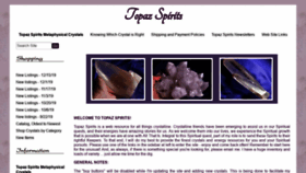 What Topazspirits.com website looked like in 2019 (4 years ago)