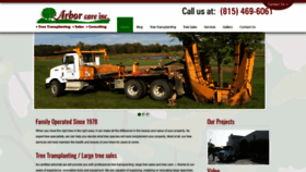 What Treespecialist.com website looked like in 2019 (4 years ago)