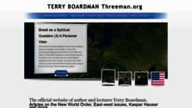 What Threeman.org website looked like in 2019 (4 years ago)