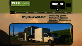 What Theecotrailer.com website looked like in 2019 (4 years ago)