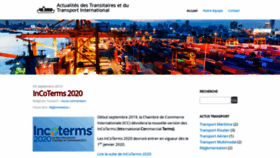 What Transportmaritime.net website looked like in 2019 (4 years ago)