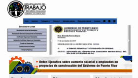 What Trabajo.pr.gov website looked like in 2019 (4 years ago)