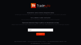 What Tradeauto.eu website looked like in 2019 (4 years ago)
