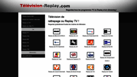 What Television-replay.com website looked like in 2019 (4 years ago)