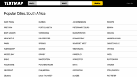 What Textmap.co.za website looked like in 2019 (4 years ago)