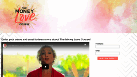 What Themoneylovecourse.com website looked like in 2019 (4 years ago)