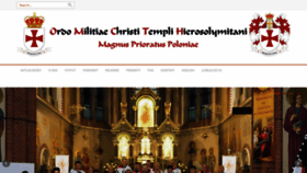 What Templariusze.org.pl website looked like in 2019 (4 years ago)