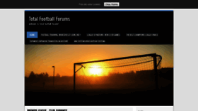 What Totalfootballforums.com website looked like in 2019 (4 years ago)