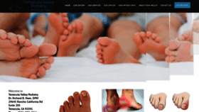 What Temeculapodiatrist.com website looked like in 2019 (4 years ago)