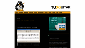 What Tuxguitar.com.ar website looked like in 2019 (4 years ago)