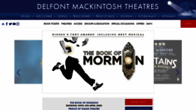 What Tickets.delfontmackintosh.co.uk website looked like in 2019 (4 years ago)