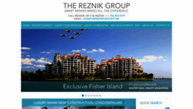 What Thereznikgroup.com website looked like in 2019 (4 years ago)