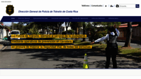 What Transito.go.cr website looked like in 2019 (4 years ago)