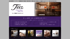 What Teez.jp website looked like in 2019 (4 years ago)