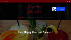 What Thederbygrille.com website looked like in 2019 (4 years ago)