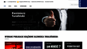 What Turalinski.pl website looked like in 2019 (4 years ago)
