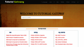 What Tutorialgateway.org website looked like in 2019 (4 years ago)