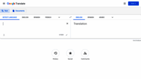 What Translate.google.com.ng website looked like in 2019 (4 years ago)